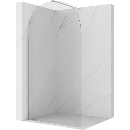 Mexen Kioto-Q Paroi de douche Walk-in 110 x 200 cm, transparent 8 mm, nickel brossé - 800-110-101-97-00-Q