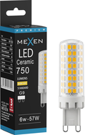 Mexen Aura Ampoule LED dimmable G9, 6W, Chaude - 3000K, 750 lm - L122-G9-0630-01