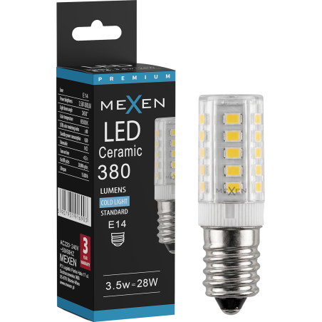 Mexen Aura Ampoule LED E14, 3,5W, Froid - 6500K, 380 lm - L121-E14-0365-01