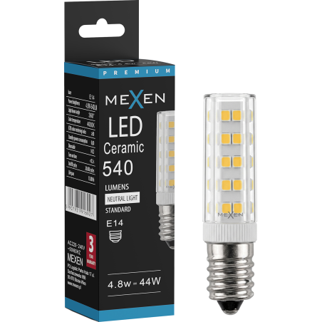 Mexen Aura Ampoule LED E14, 4,8W, Neutre - 4000K, 540 lm - L121-E14-0540-01