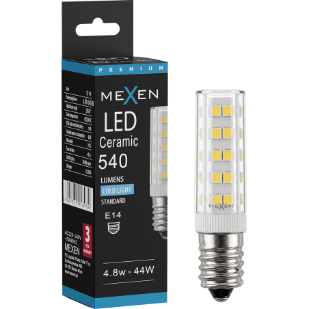 Mexen Aura Ampoule LED E14, 4,8W, Froid - 6500K, 540 lm - L121-E14-0565-01