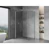 Mexen Mist-B cabine de douche pivotante 70 x 80 cm, transparent, nickel brossé - 8A2T-070-080-97-00