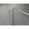 Mexen Mist-B cabine de douche pivotante 80 x 80 cm, transparent, nickel brossé - 8A2T-080-080-97-00