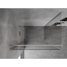 Mexen Mist-B cabine de douche pivotante 85 x 80 cm, transparente, nickel brossé - 8A2T-085-080-97-00