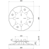 Mexen UniC support de terrasse réglable pour dalles 35-70 mm - C9902-035-070