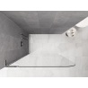 Mexen Kioto-P L Paroi de douche Walk-in 90 x 200 cm, transparent 8 mm, chrome - 800-090-103-01-00-P