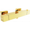 Mexen Cube robinet de douche thermostatique, or - 77250-50