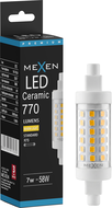 Mexen Vega Ampoule LED dimmable R7S, 7W, Chaude - 3000K, 770 lm - L125-R7S-0730-01