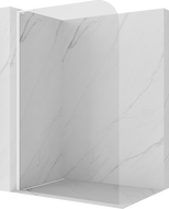 Mexen Kioto-P L paroi de douche Walk-in 80 x 200 cm, transparent 8 mm, blanc - 800-080-103-20-00-P