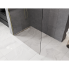 Mexen Kioto-P L paroi de douche Walk-in 70 x 200 cm, transparent 8 mm, or - 800-070-103-50-00-P