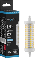 Mexen Vega Ampoule LED dimmable R7S, 18W, Froid - 6500K, 2200 lm - L125-R7S-1865-02