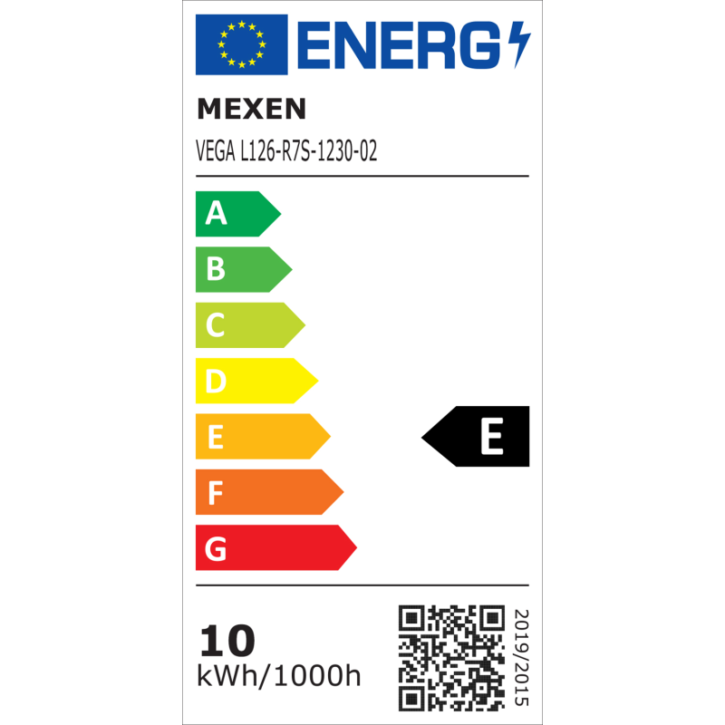 Mexen Vega Ampoule LED R7S, 12W, Chaude - 3000K, 1521 lm - L126-R7S-1230-02