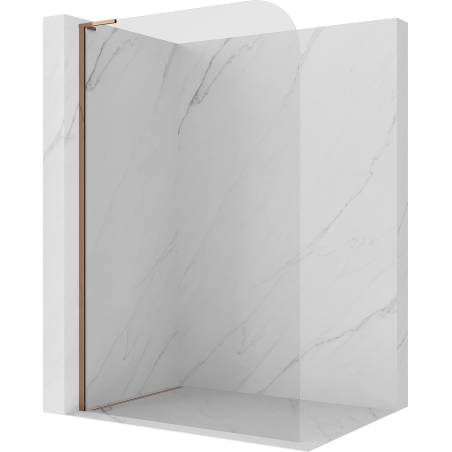 Mexen Kioto-P L paroi de douche Walk-in 110 x 200 cm, transparent 8 mm, or rose - 800-110-103-60-00-P