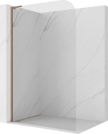 Mexen Kioto-P L paroi de douche Walk-in 70 x 200 cm, transparent 8 mm, cuivre brossé - 800-070-103-65-00-P