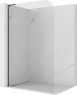 Mexen Kioto-P L paroi de douche Walk-in 70 x 200 cm, transparent 8 mm, gris canon brossé - 800-070-103-66-00-P