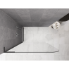 Mexen Kioto-P L paroi de douche Walk-in 80 x 200 cm, transparent 8 mm, gris canon brossé - 800-080-103-66-00-P