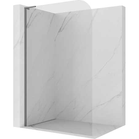 Mexen Kioto-P L paroi de douche Walk-in 80 x 200 cm, transparent 8 mm, gun metal - 800-080-103-95-00-P