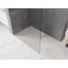 Mexen Kioto-P L Paroi de douche Walk-in 100 x 200 cm, transparent 8 mm, nickel brossé - 800-100-103-97-00-P
