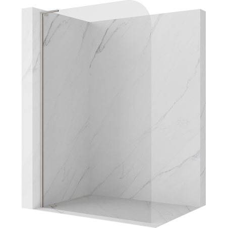 Mexen Kioto-P L Paroi de douche Walk-in 100 x 200 cm, transparent 8 mm, nickel brossé - 800-100-103-97-00-P