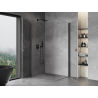 Mexen Mist-B Duo cabine de douche pivotante 85 x 70 cm, transparent, gris canon brossé - 8A2-085-070-66-00