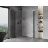Mexen Mist-B Cabine de douche Duo à charnière 100 x 70 cm, transparent, gris anthracite brossé - 8A2-100-070-66-00