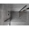 Mexen Mist-B Cabine de douche Duo à charnière 100 x 70 cm, transparent, gris anthracite brossé - 8A2-100-070-66-00