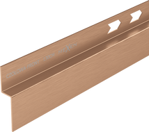 Mexen Line-B barre de seuil de bac à douche frontale 130 cm, cuivre brossé - 186503130U