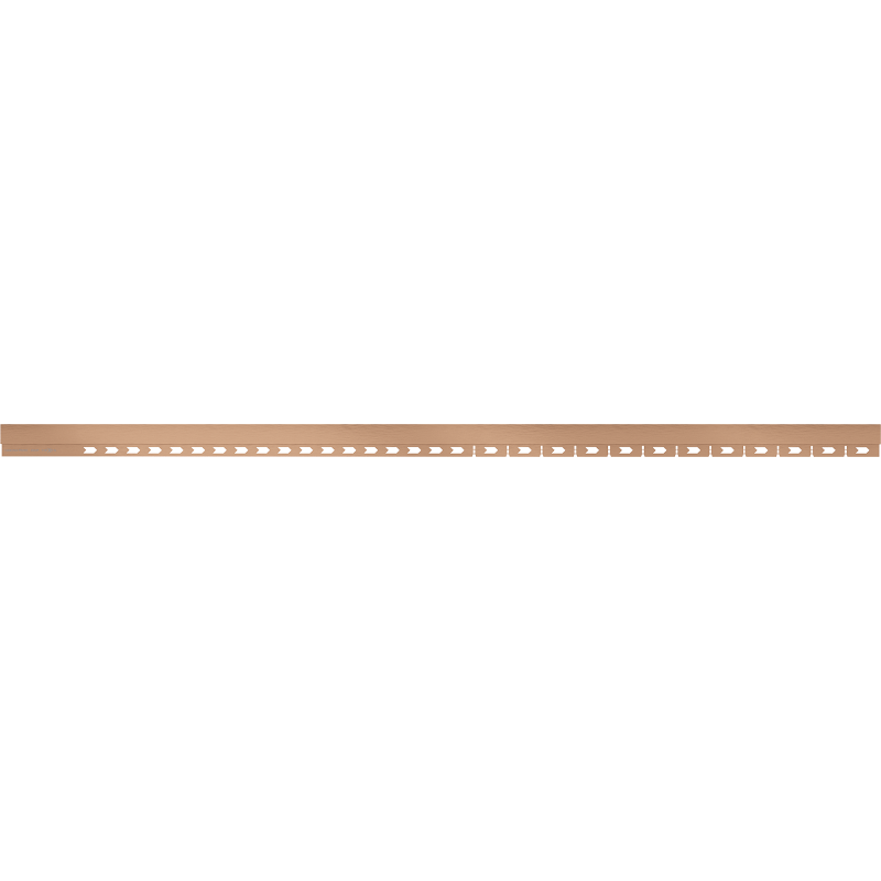 Mexen Line-B barre de seuil de bac à douche frontale 130 cm, cuivre brossé - 186503130U