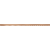 Mexen Line-B barre de seuil de bac à douche frontale 130 cm, cuivre brossé - 186503130U