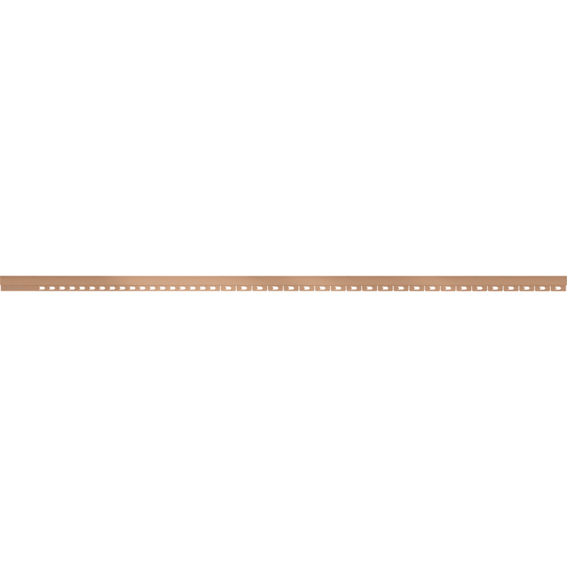 Mexen Line-B bande de douche frontale 180 cm, cuivre brossé - 186503180U