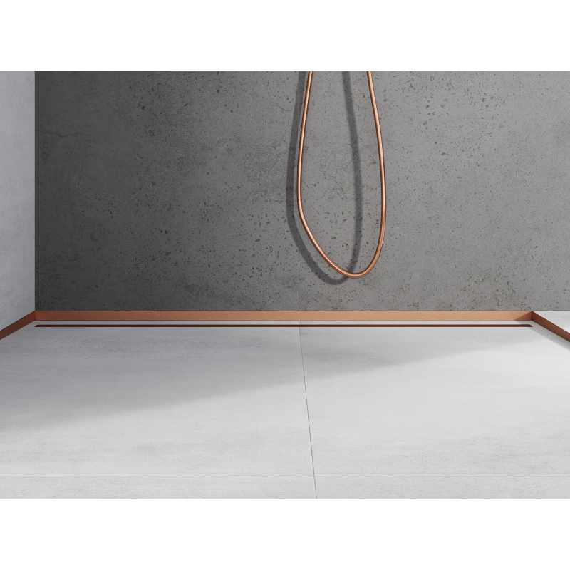 Mexen Line-B bande de douche frontale 180 cm, cuivre brossé - 186503180U