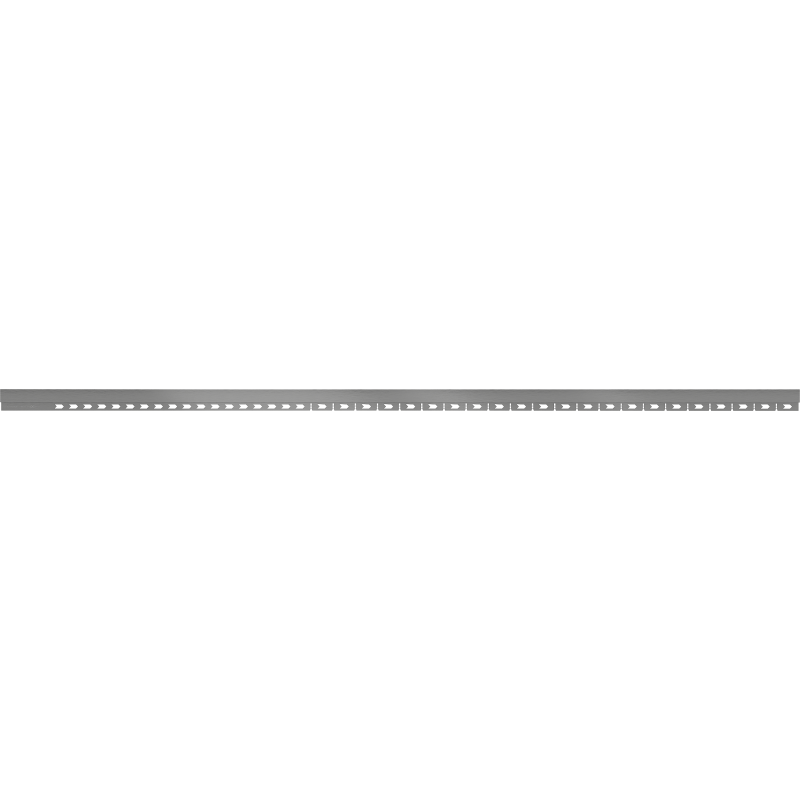 Mexen Line-B plinthe de douche frontale 180 cm, gris acier brossé - 186603180U