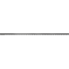 Mexen Line-B plinthe de douche frontale 180 cm, gris acier brossé - 186603180U