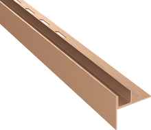 Mexen Line-B moulure de drainage pour verre 120 cm gauche, cuivre brossé - 186504120L