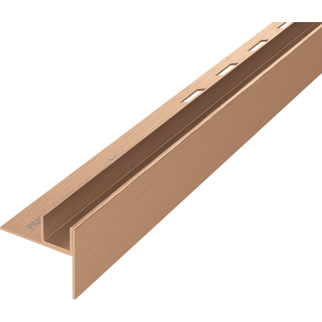 Mexen Line-B corniche pour verre 120 cm droite, cuivre brossé - 186504120R