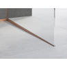 Mexen Line-B corniche pour verre 120 cm droite, cuivre brossé - 186504120R