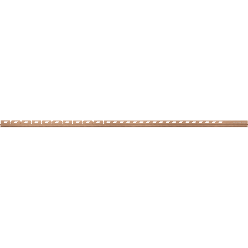 Mexen Line-B moulure de drainage pour verre 120 cm gauche, cuivre brossé - 186504120L