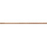 Mexen Line-B corniche pour verre 120 cm droite, cuivre brossé - 186504120R