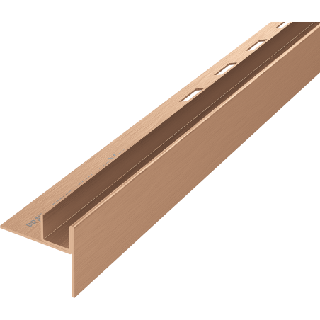 Mexen Line-B profils d'inclinaison pour verre 180 cm droite, cuivre brossé - 186504180R