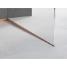 Mexen Line-B profils d'inclinaison pour verre 180 cm droite, cuivre brossé - 186504180R