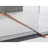 Mexen Line-B profils d'inclinaison pour verre 180 cm droite, cuivre brossé - 186504180R