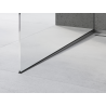 Mexen Line-B profil de douche pour verre 120 cm gauche, gris gun brossé - 186604120L