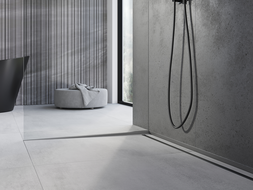 Mexen Line-B profil de douche pour verre 120 cm gauche, gris gun brossé - 186604120L