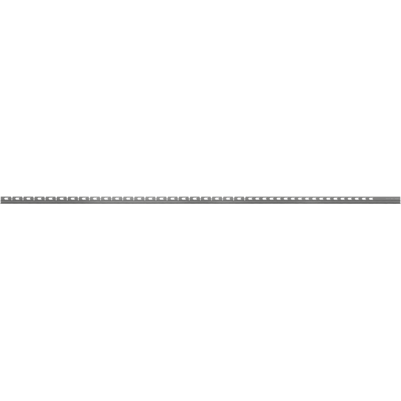 Mexen Line-B plinthe déclinante pour verre 180 cm gauche, gris canon brossé - 186604180L