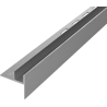 Mexen Line-B bordure de seuil pour verre 120 cm droite, gris pistolet brossé - 186604120R