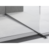 Mexen Line-B bordure de seuil pour verre 120 cm droite, gris pistolet brossé - 186604120R