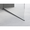 Mexen Line-B moulure descendante pour verre 180 cm droite, gris canon brossé - 186604180R
