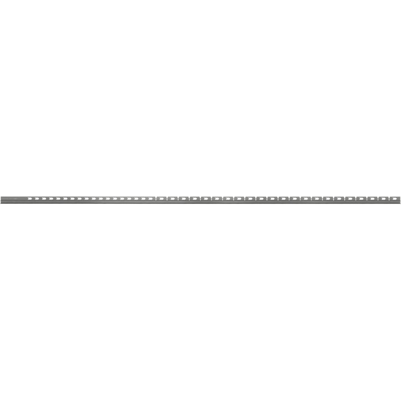 Mexen Line-B moulure descendante pour verre 180 cm droite, gris canon brossé - 186604180R