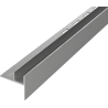 Mexen Line-B moulure descendante pour verre 180 cm droite, gris canon brossé - 186604180R