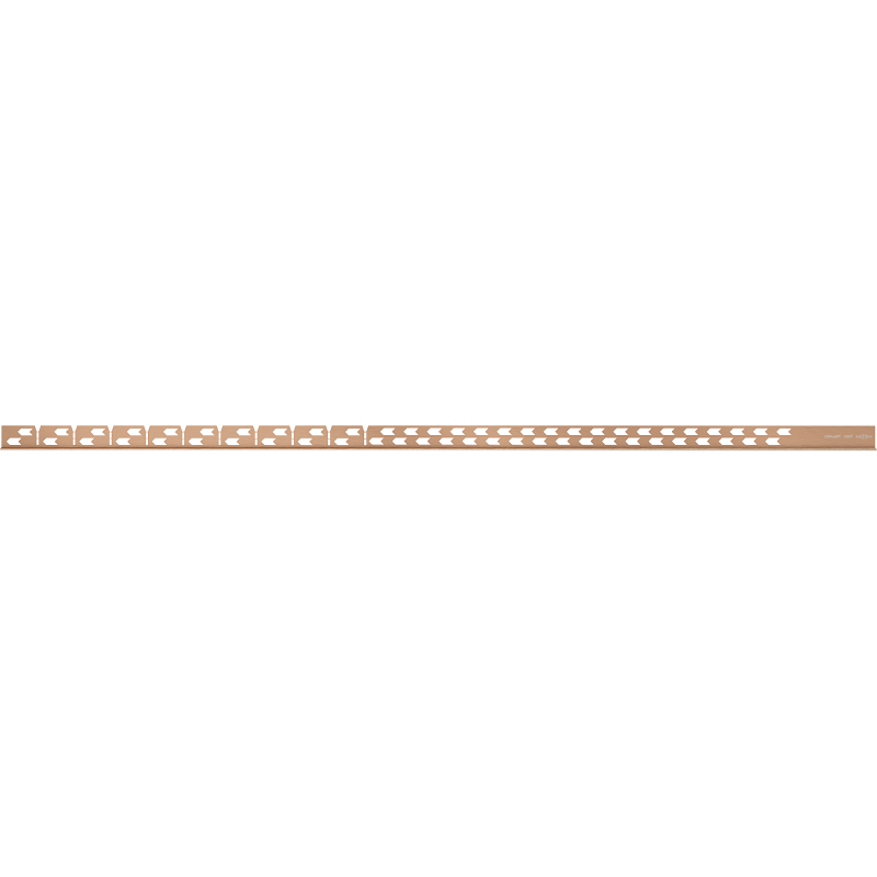 Mexen Line-B profil de seuil de plancher en pente 120 cm gauche, cuivre brossé - 186501120L
